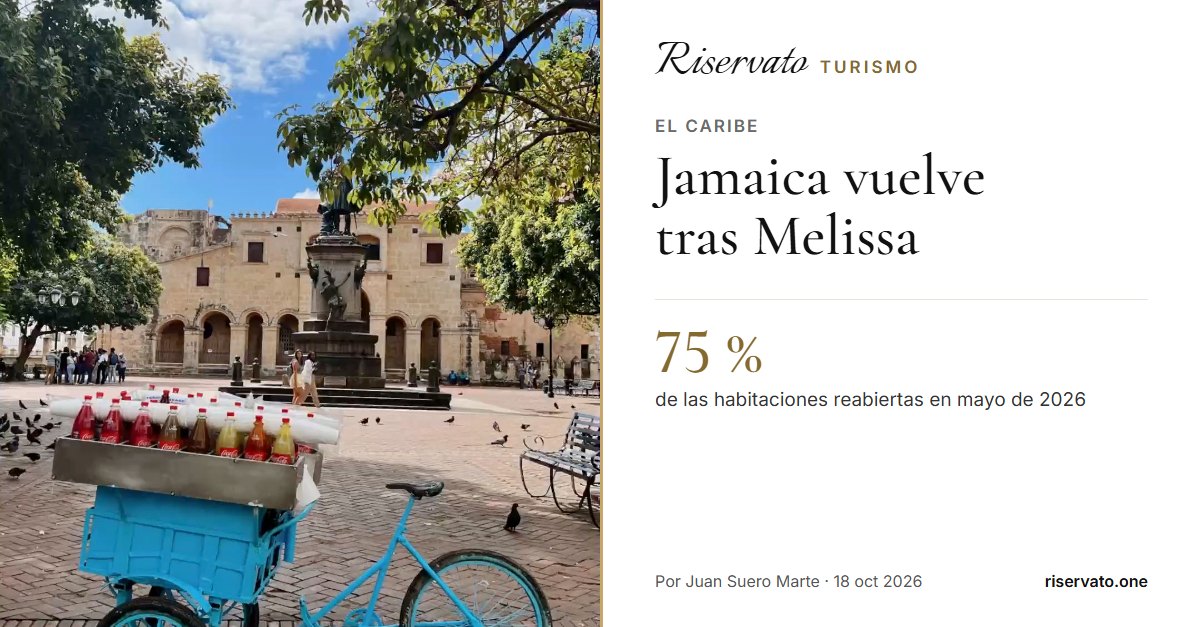 Portada del post: Jamaica vuelve tras Melissa