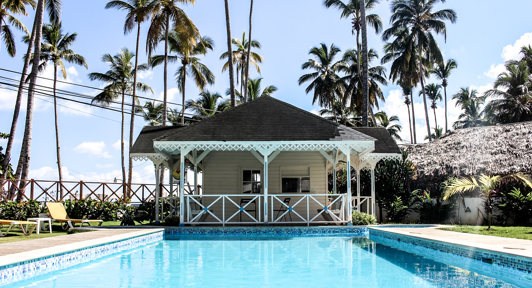 Piscina de un resort en Samaná